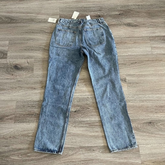 NWT Good American Women's Good 90s Icon Straight Leg Jeans Size 14_32 Blue - Picture 2 of 9